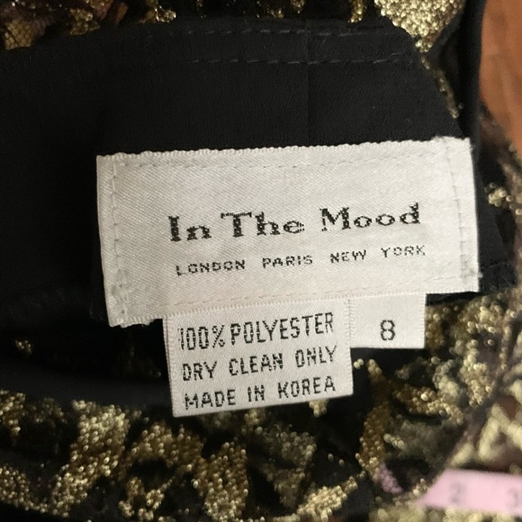 In the Moon Black and Gold Special‎ Event Dress size 8 - Picture 16 of 16